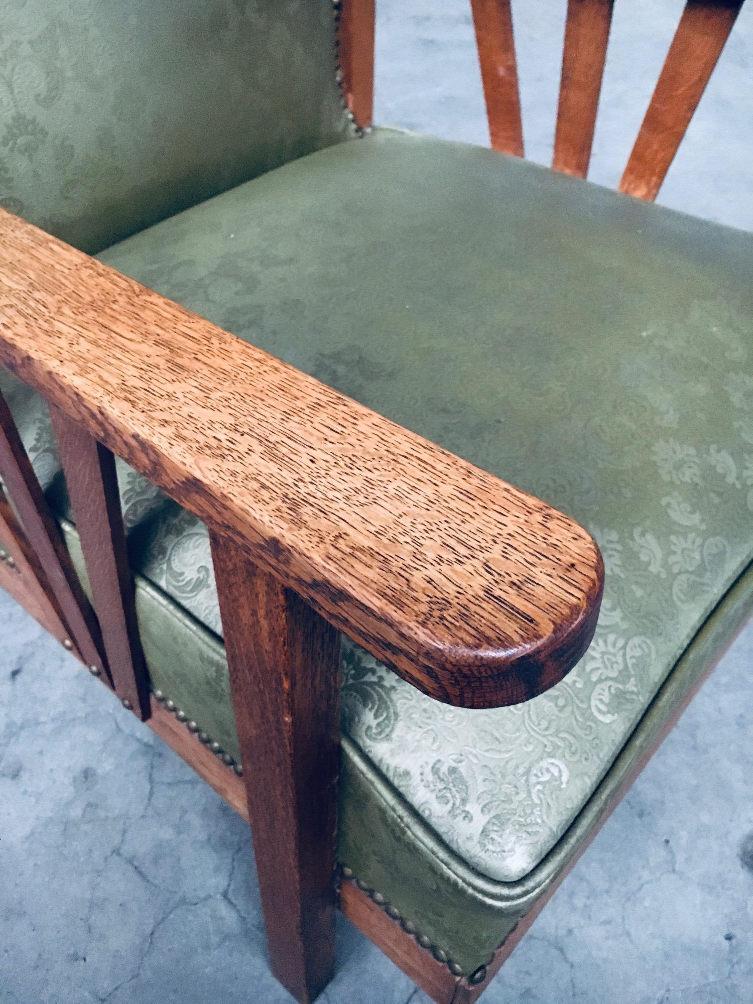 Arts & Crafts Design Period Lounge Chair set, 1930's Belgium For Sale 8