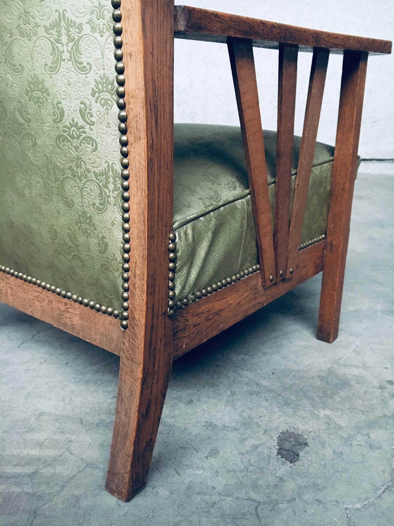 Arts & Crafts Design Period Lounge Chair set, 1930's Belgium For Sale 11
