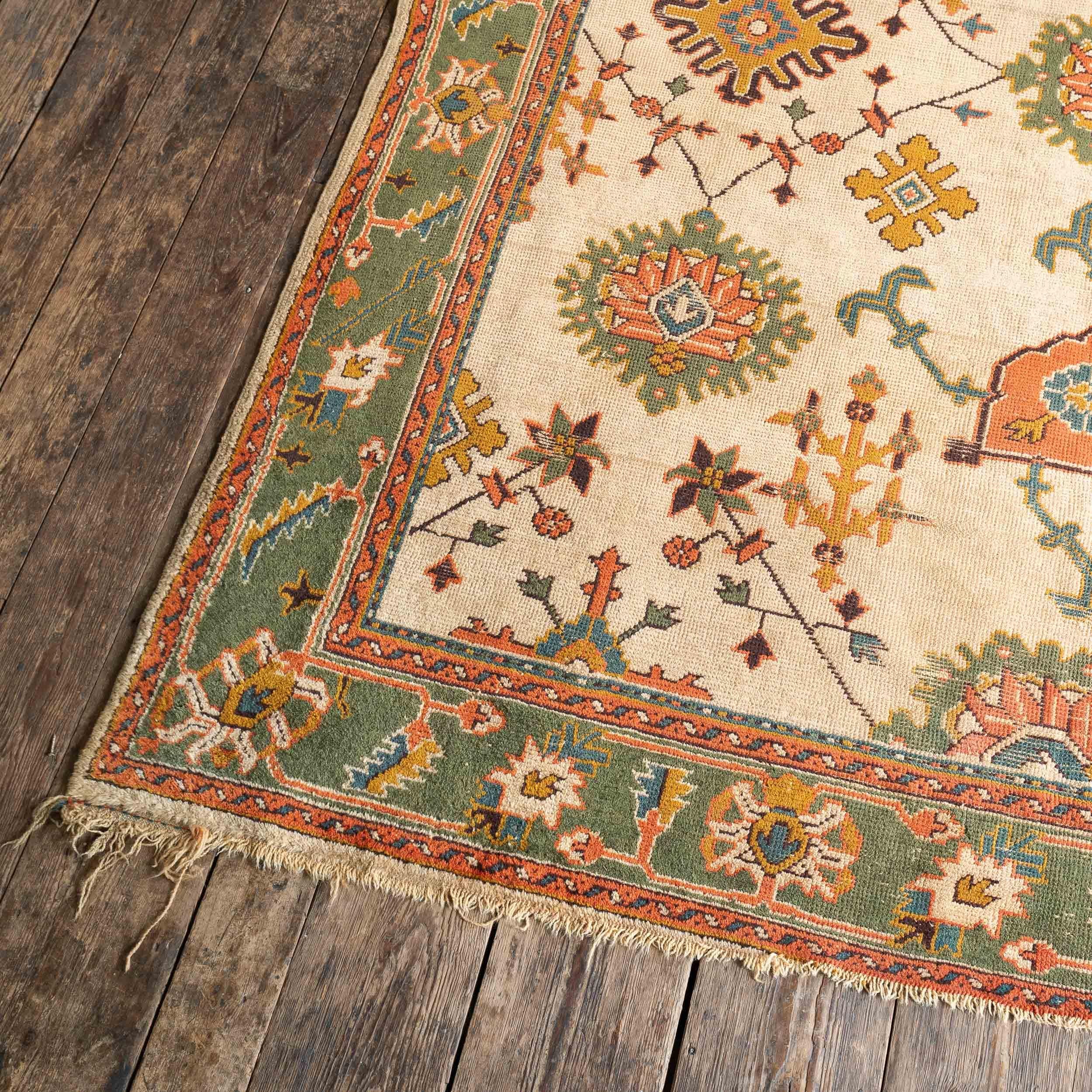 Arts and Crafts Donegal Oushak Design-Teppich im Oushak-Design im Angebot 5