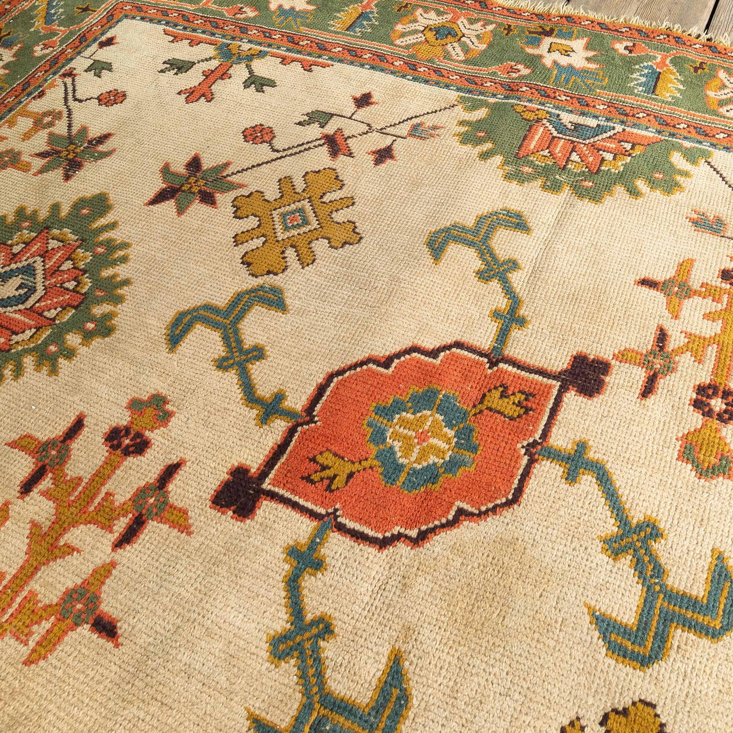 Arts and Crafts Donegal Oushak Design-Teppich im Oushak-Design im Angebot 10