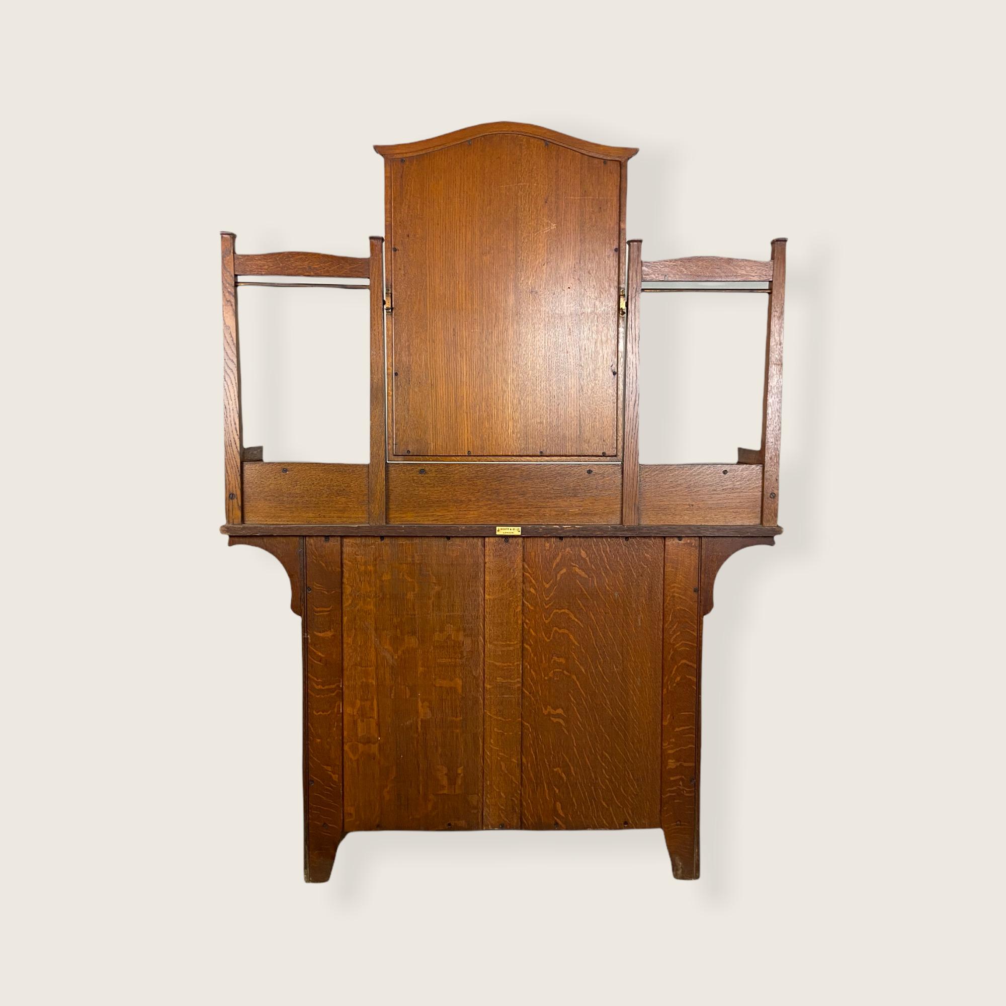 English Arts & Crafts Dressing Table, Liberty & Co For Sale