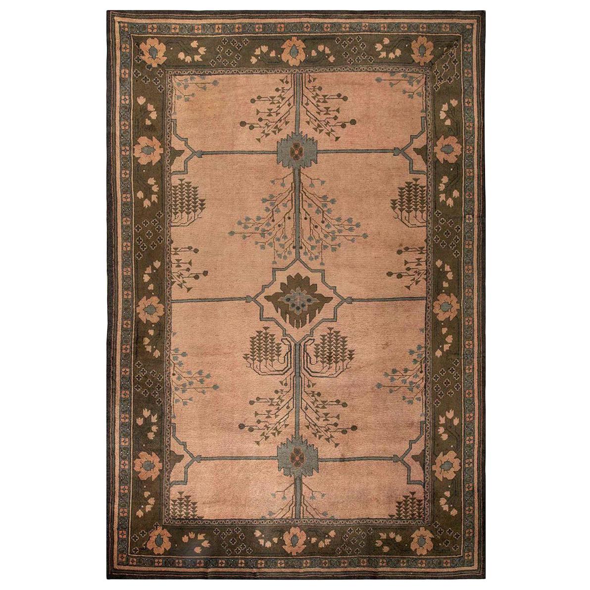 Large Arts & Crafts Rug by Gavin Morton re-sized For Sale