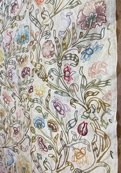 Arts & Crafts Embroidered Panel by Liberty & Co