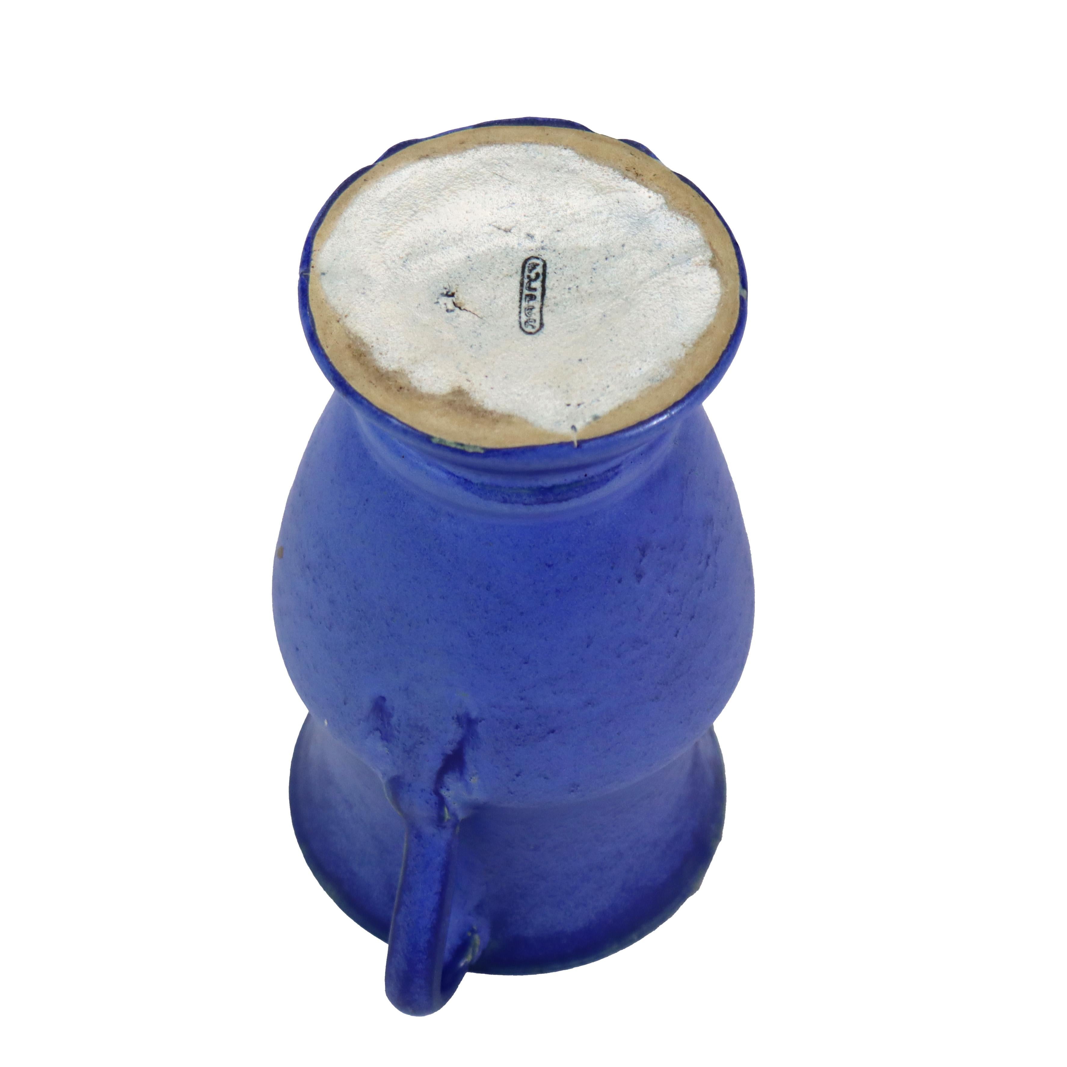 Arts & Crafts Era Fulper Blue Art Pottery Vase C1925 For Sale 2