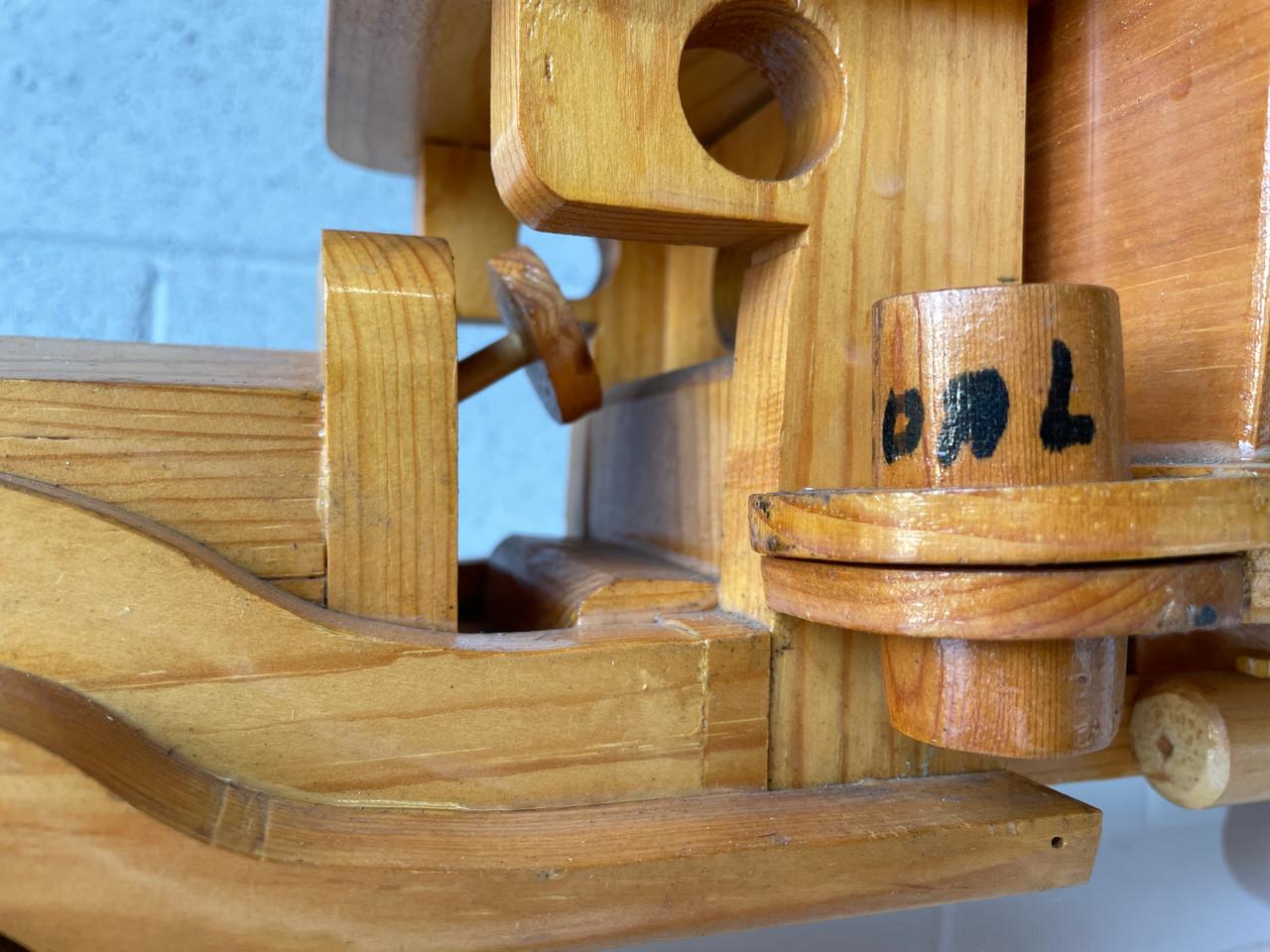 Arts & Crafts Era Hand Made Wood Truck For Sale 4