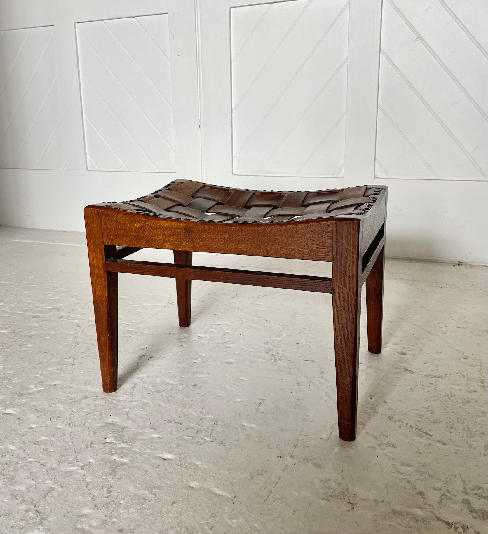 Poggiapiedi Arts & Crafts di Arthur Simpson In condizioni buone in vendita a Petworth, GB