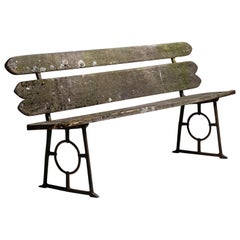 Arts & Crafts Garden Bench England circa 1920