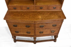 Arts & Crafts Golden Oak Dressing Chest Table