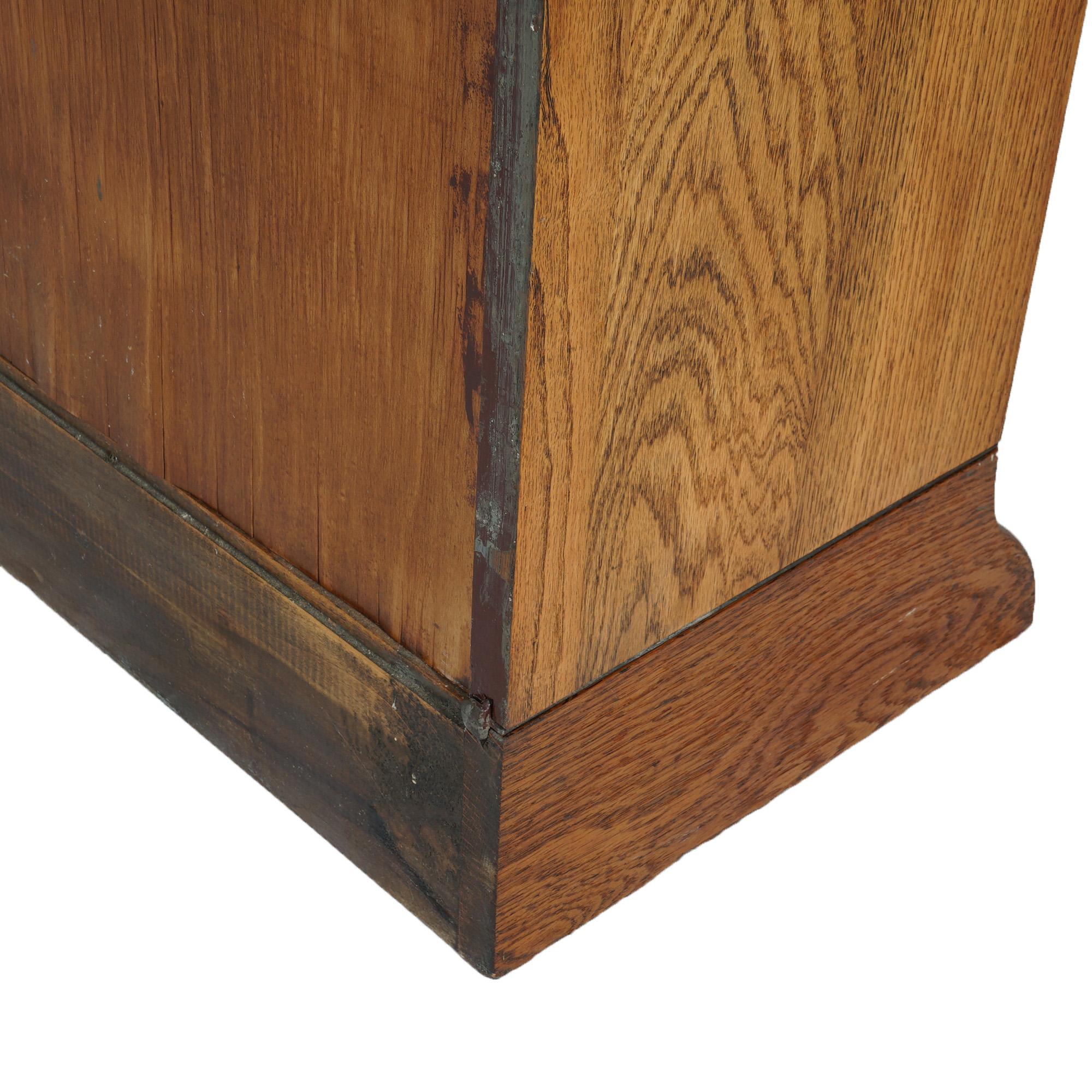 Libreria da barrister in Oak GUNN a quattro pile C1910 in vendita 2
