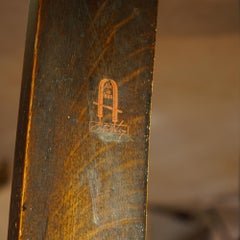 Arts & Crafts Gustav Stickley Mission Oak “V” Slat-Back Rocker C1910