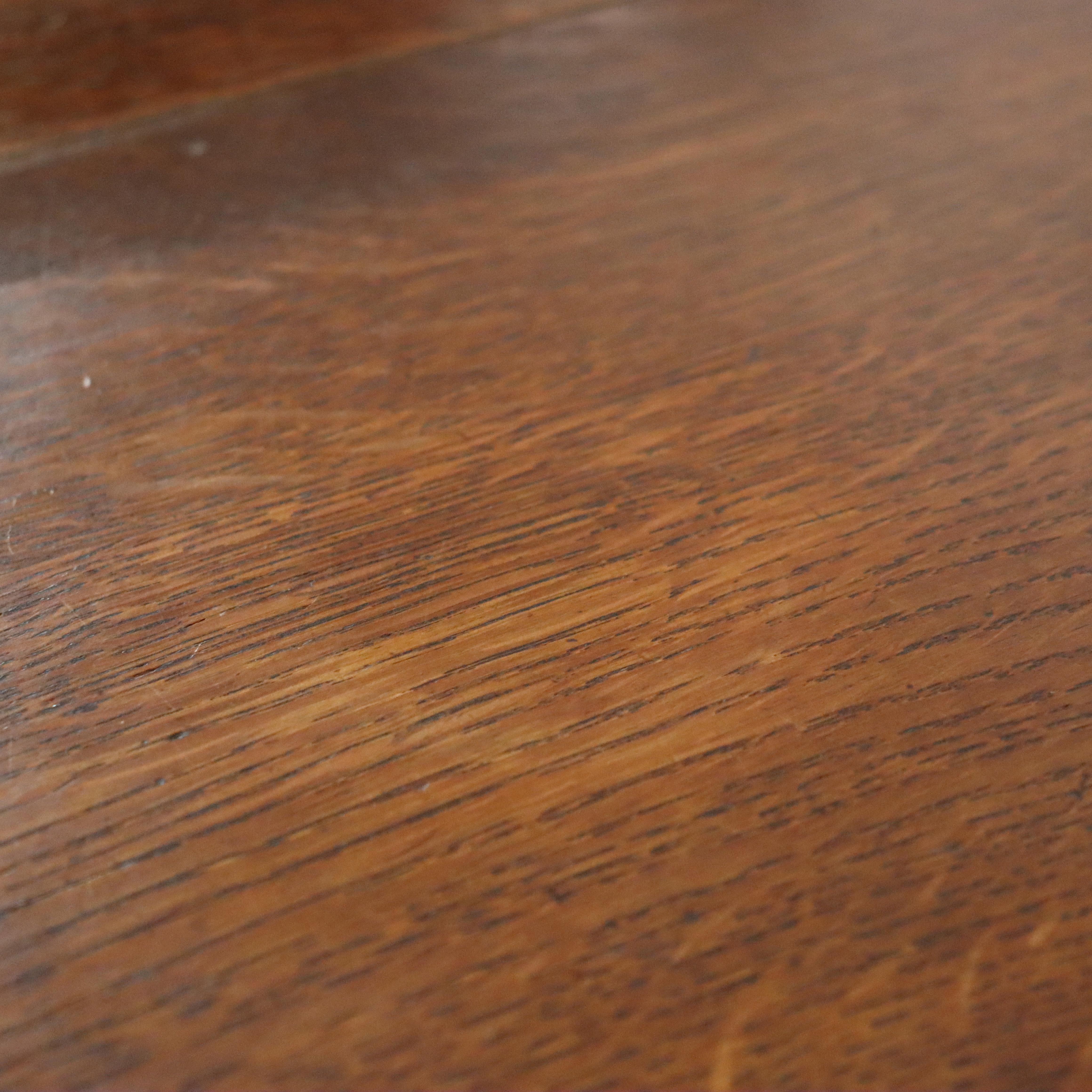 Credenza Arts & Crafts Gustav Stickley in Oak con cerniera a cinghia C1910 in vendita 7