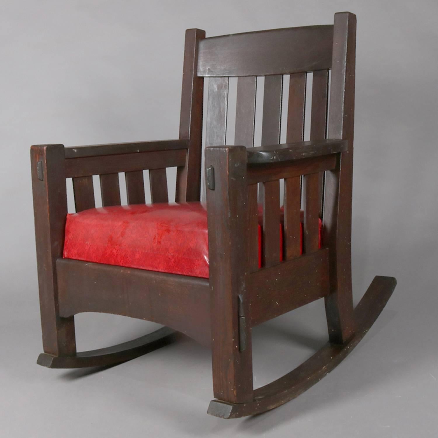 arts and crafts rocking chair
