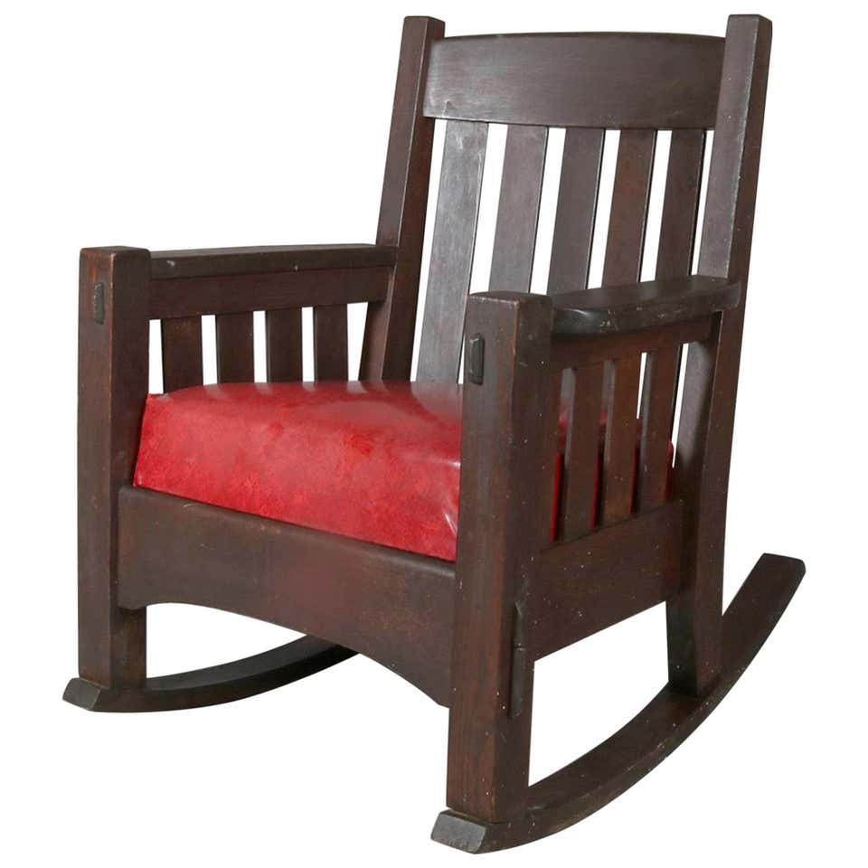 Antique Stickley Rocker - 4 For Sale on 1stDibs | stickley rocking ...