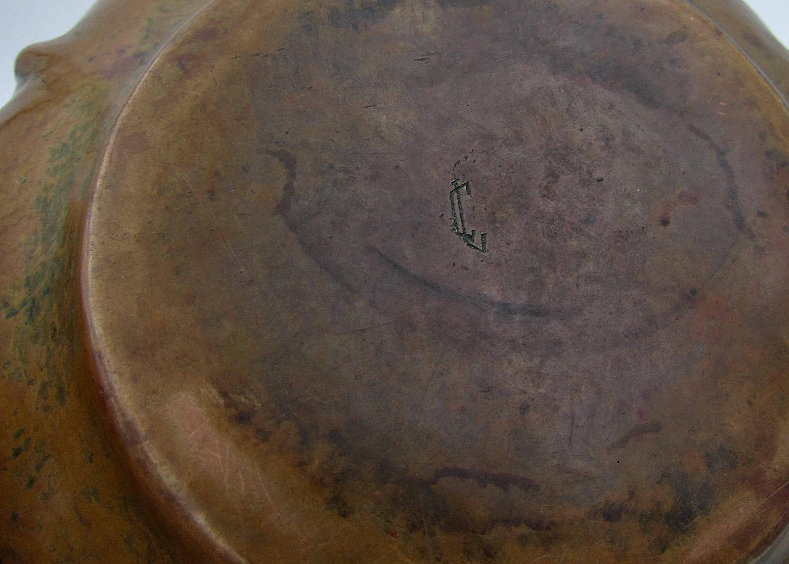 Arts & Crafts Hammered Copper Bowl 4