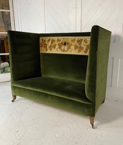Arts & Crafts High Sided Settee