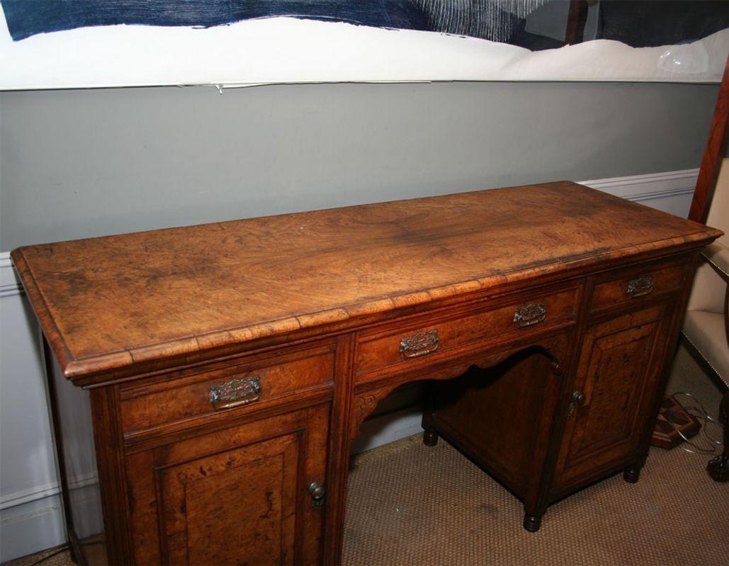 Arts & Crafts Highly Figured Pollard Oak English Sideboard For Sale 2