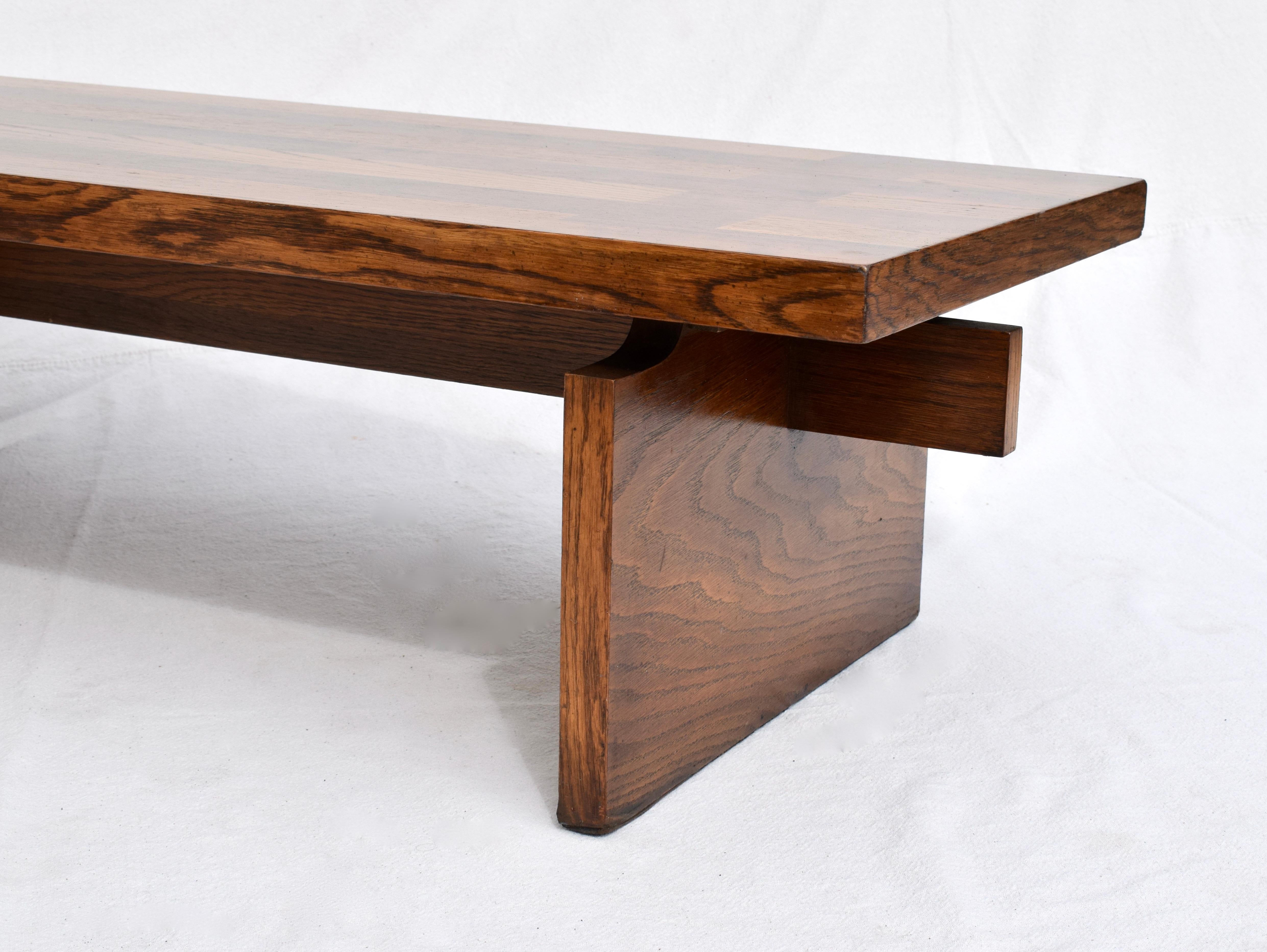 Arts & Crafts Inspired Coffee Cocktail Table by Lane 1