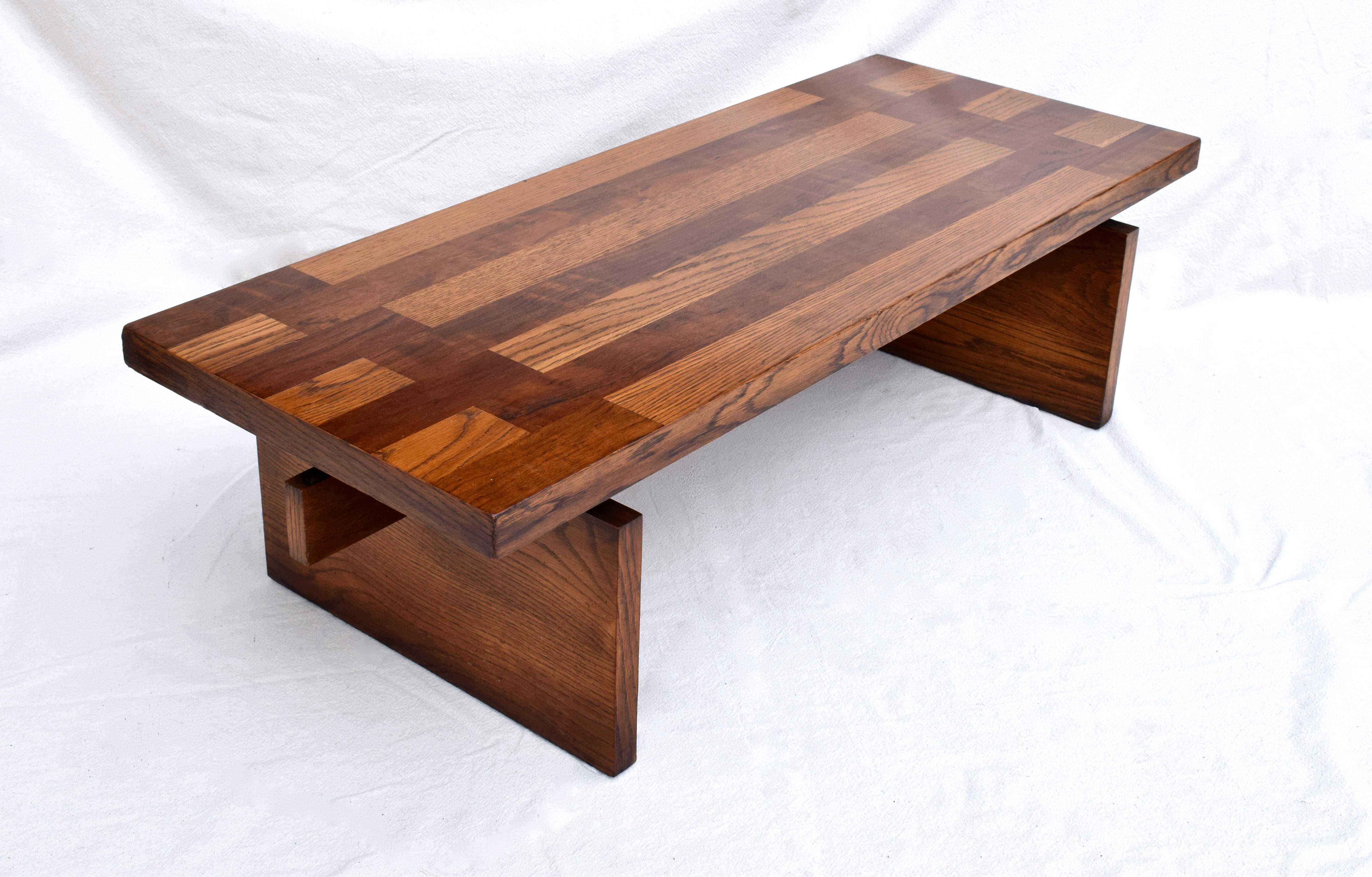 Inlay Arts & Crafts Inspired Coffee Cocktail Table by Lane