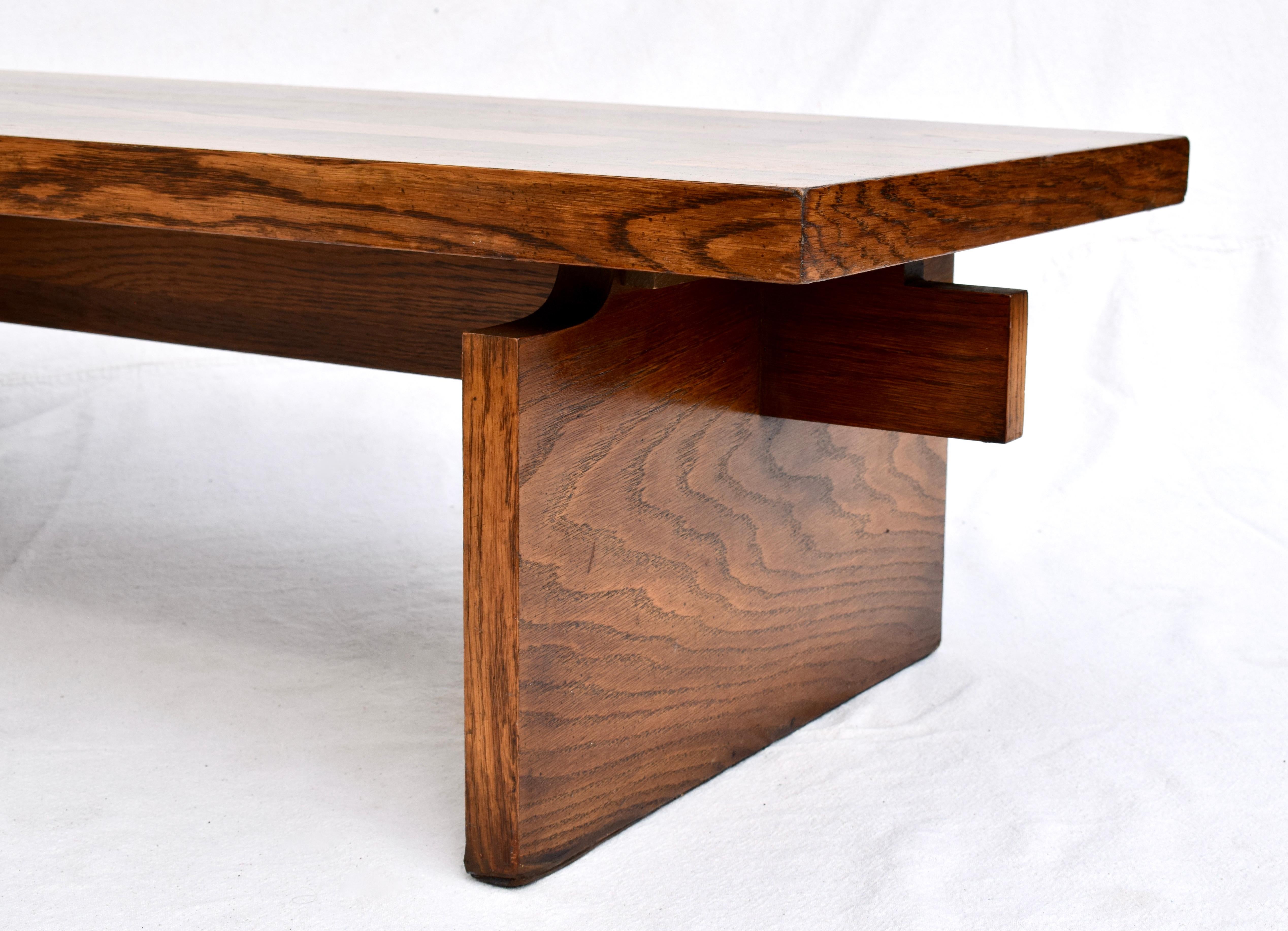 20th Century Arts & Crafts Inspired Coffee Cocktail Table by Lane