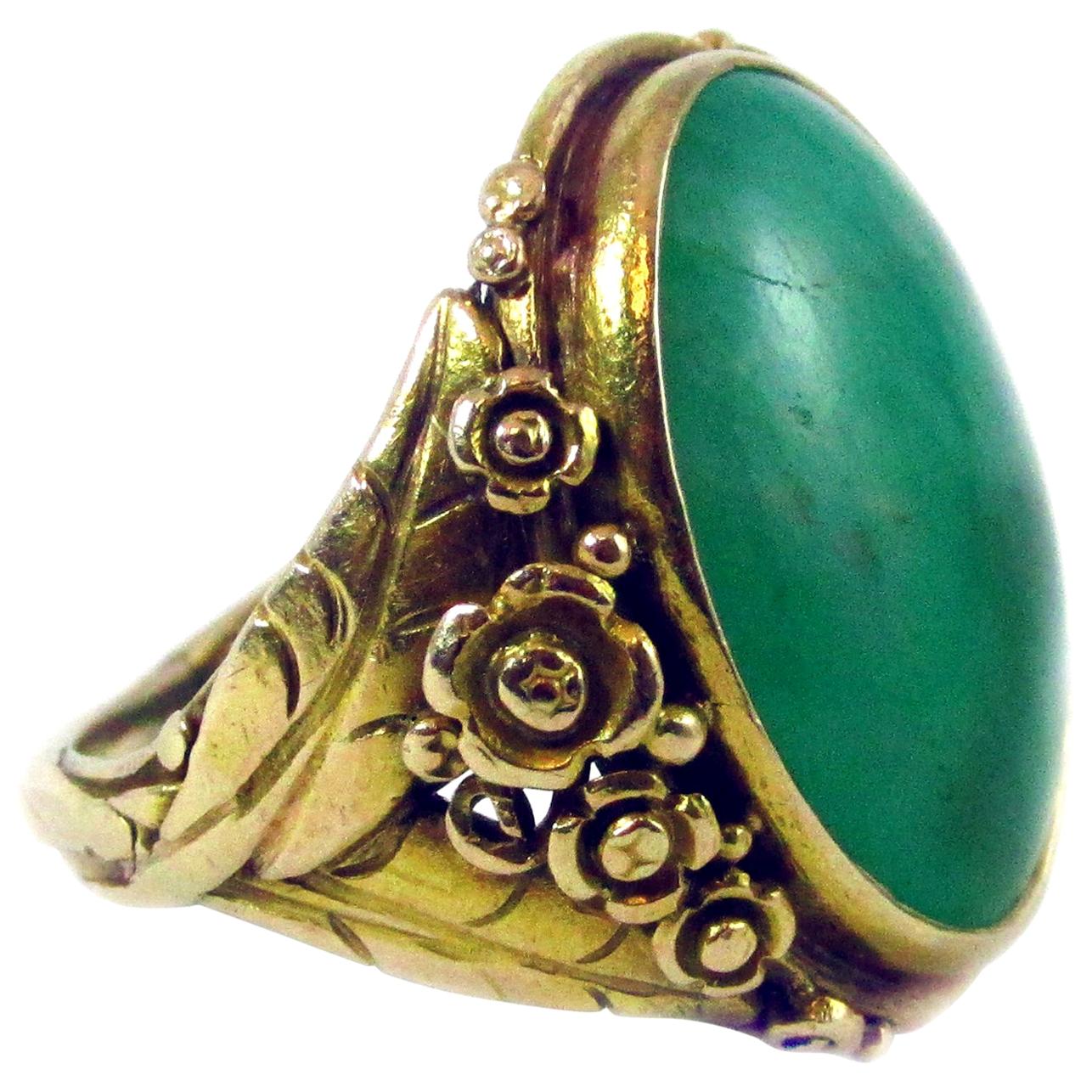 Antique Jade Rings 325 For Sale at 1stdibs