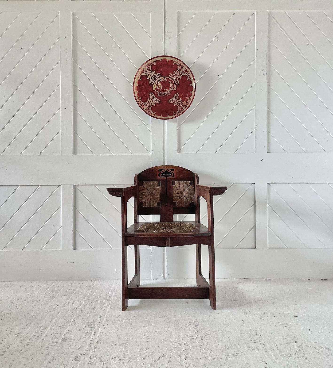 Late 19th Century Arts & Crafts Large Ruby Lustre Charger By Maw & Co