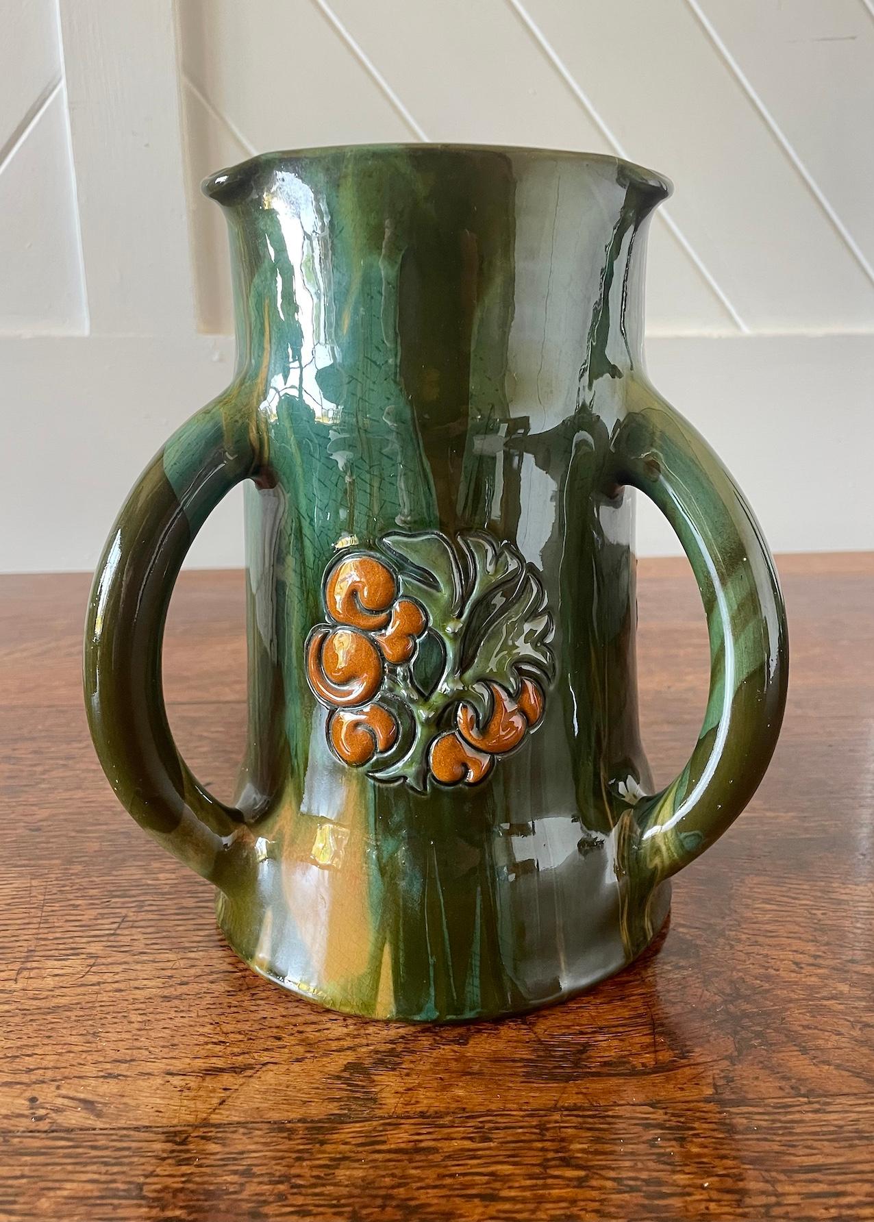 Arts and Crafts Arts & Crafts Large Sunflower Pottery Tyg By Sir Edmund Elton