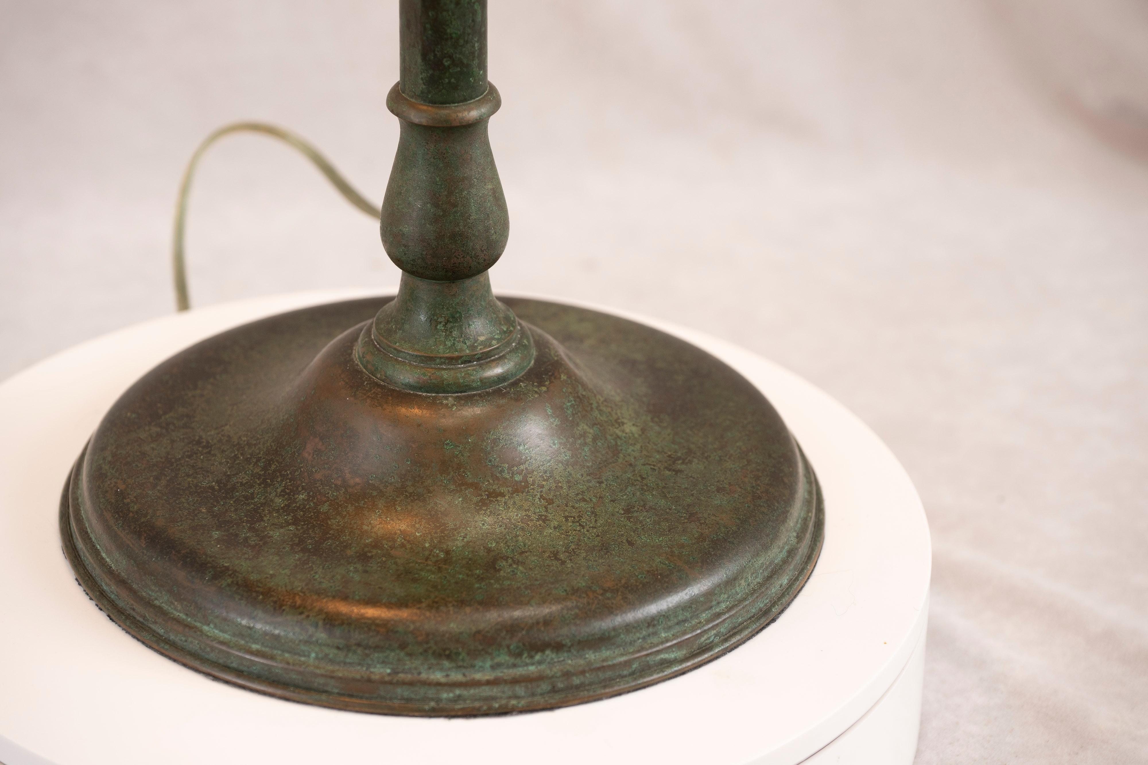 Arts & Crafts Leaded Glass Table Lamp, Duffner & Kimberly  ca. 1910 For Sale 3