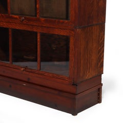 Arts & Crafts Macey Mission Oak Four Stack Barrister Bookcase C1910