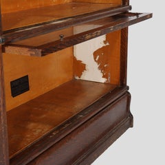 Arts & Crafts Macey Oak Barrister Bookcase C1920