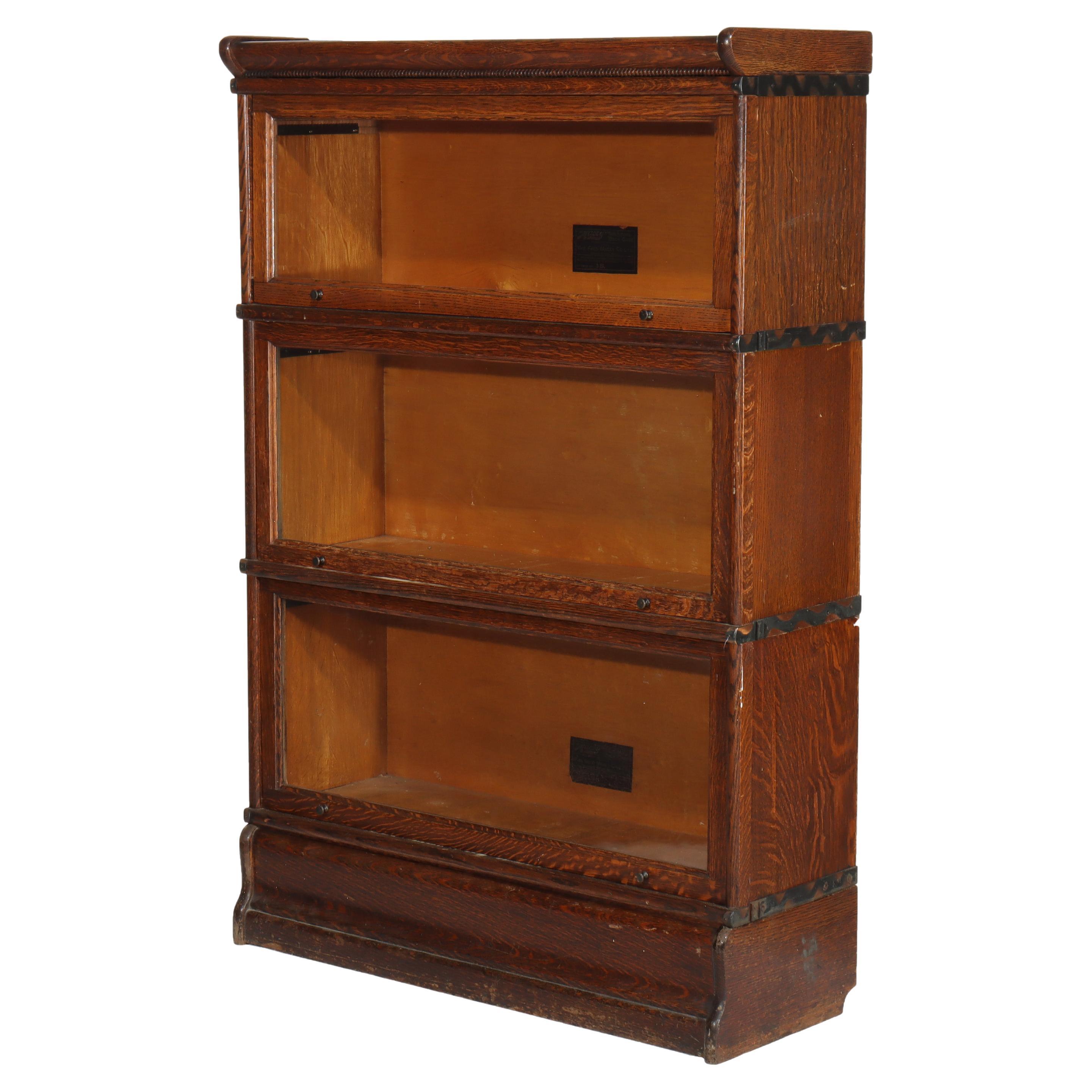 Libreria Macey Barrister in Oak, Arti e Mestieri C1920