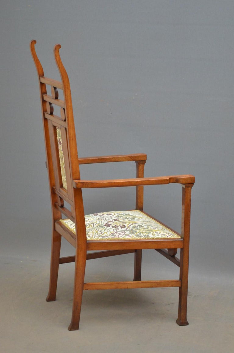 Arts and Crafts Mahogany Chair at 1stDibs