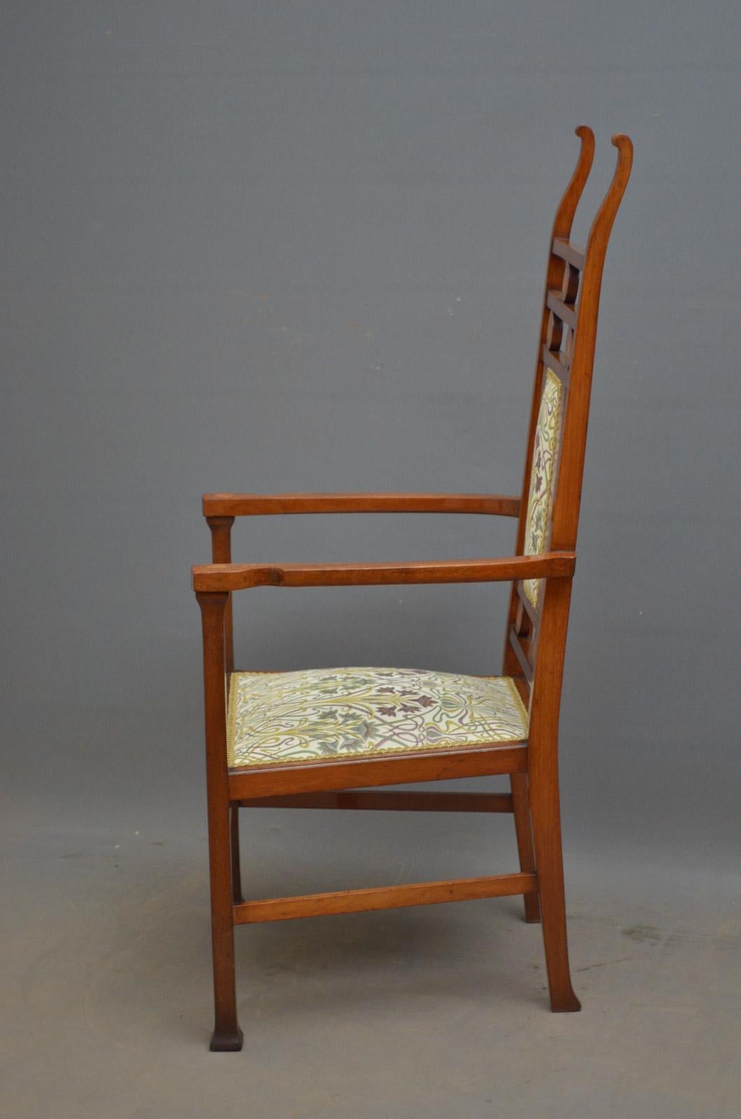 20th Century Arts & Crafts Mahogany Chair