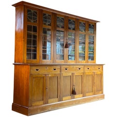 Arts & Crafts Mahogany Library Bookcase Extremely Large, circa 1920