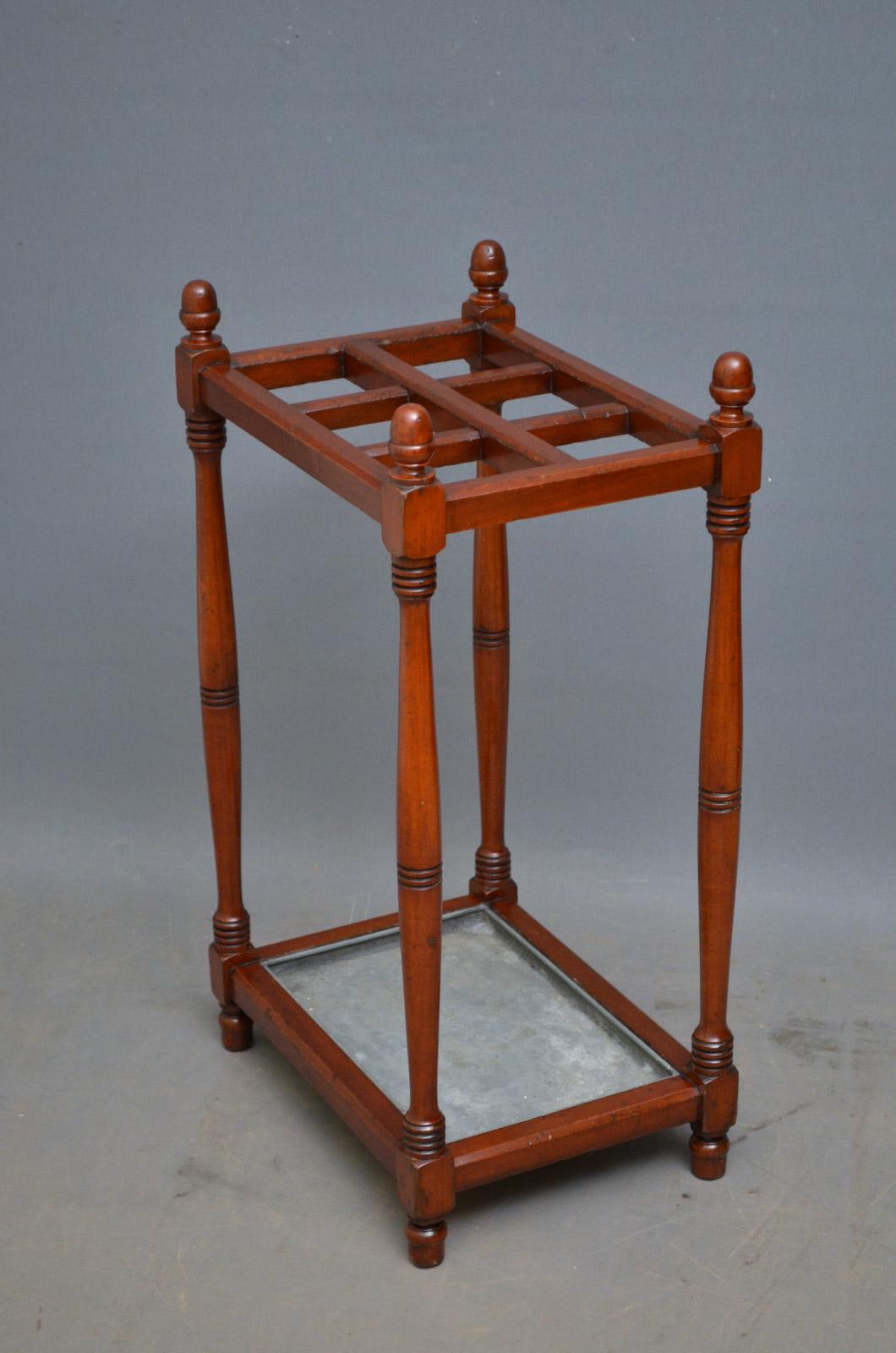 Early 20th Century Arts & Crafts Mahogany Umbrella Stand