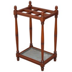 Arts & Crafts Mahogany Umbrella Stand