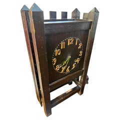 Pendule de cheminée Arts & Crafts - époque Stickley - W7113            VENTE