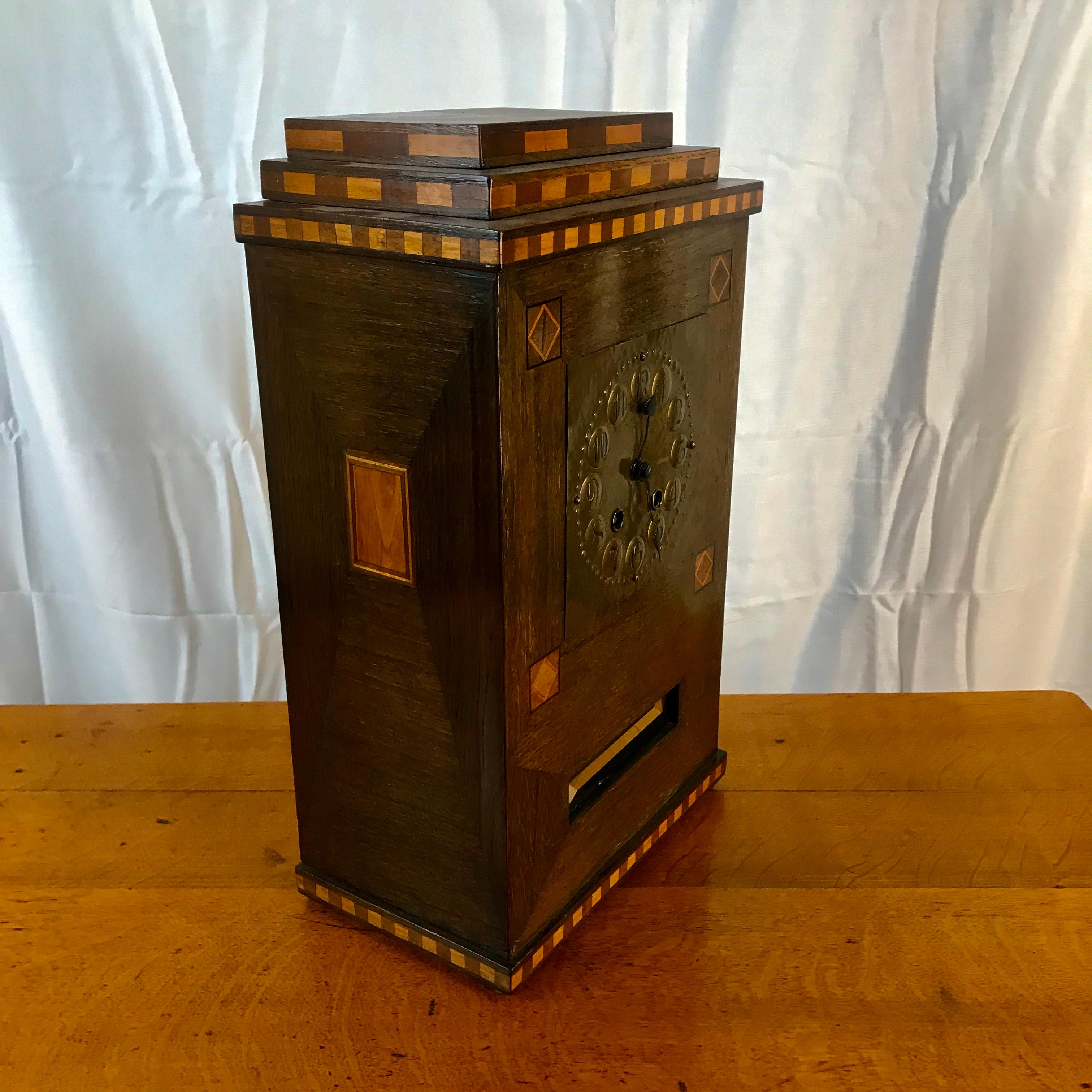 Horloge de manteau A&C ancienne  STICKLEY ERA w6091  VENTE   VENTE    VENTE en vente 5