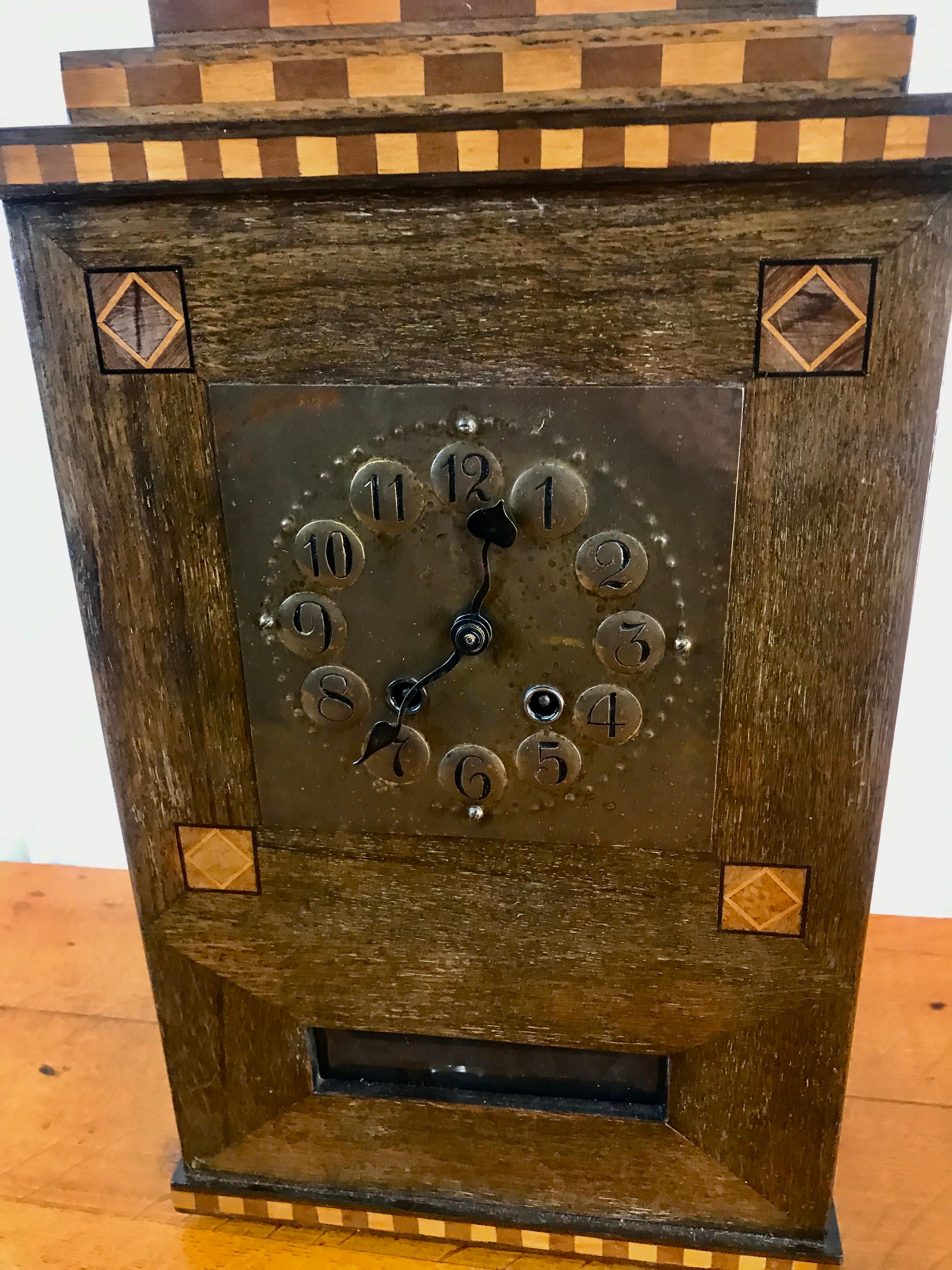 Horloge de manteau A&C ancienne  STICKLEY ERA w6091  VENTE   VENTE    VENTE en vente 1