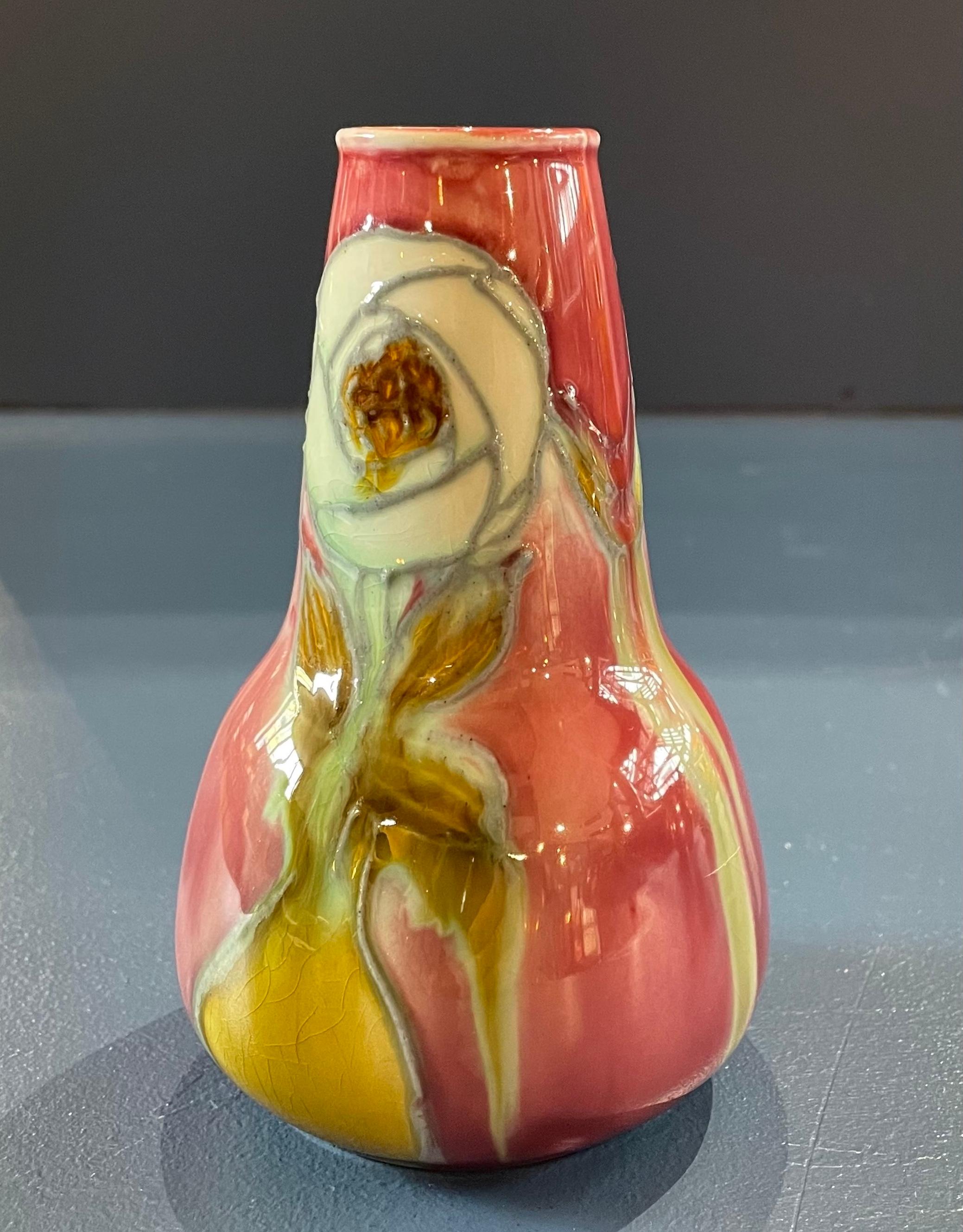 English Arts & Crafts Mintons Secessionist Vase For Sale