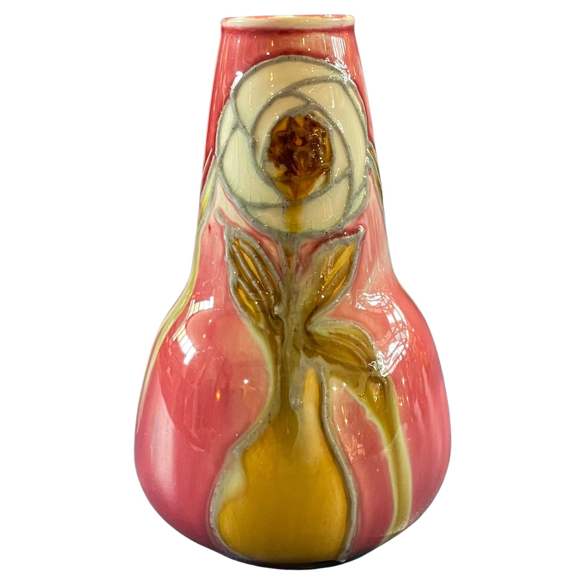 Arts & Crafts Mintons Secessionist Vase For Sale