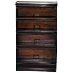 Arts & Crafts Mission Oak Barrister Bookcase by Globe-Wernicke, circa 1920