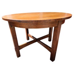 Arts & Crafts Mission Oak L&JG Stickley Center Lamp Table C1912 Mortise & Tenon