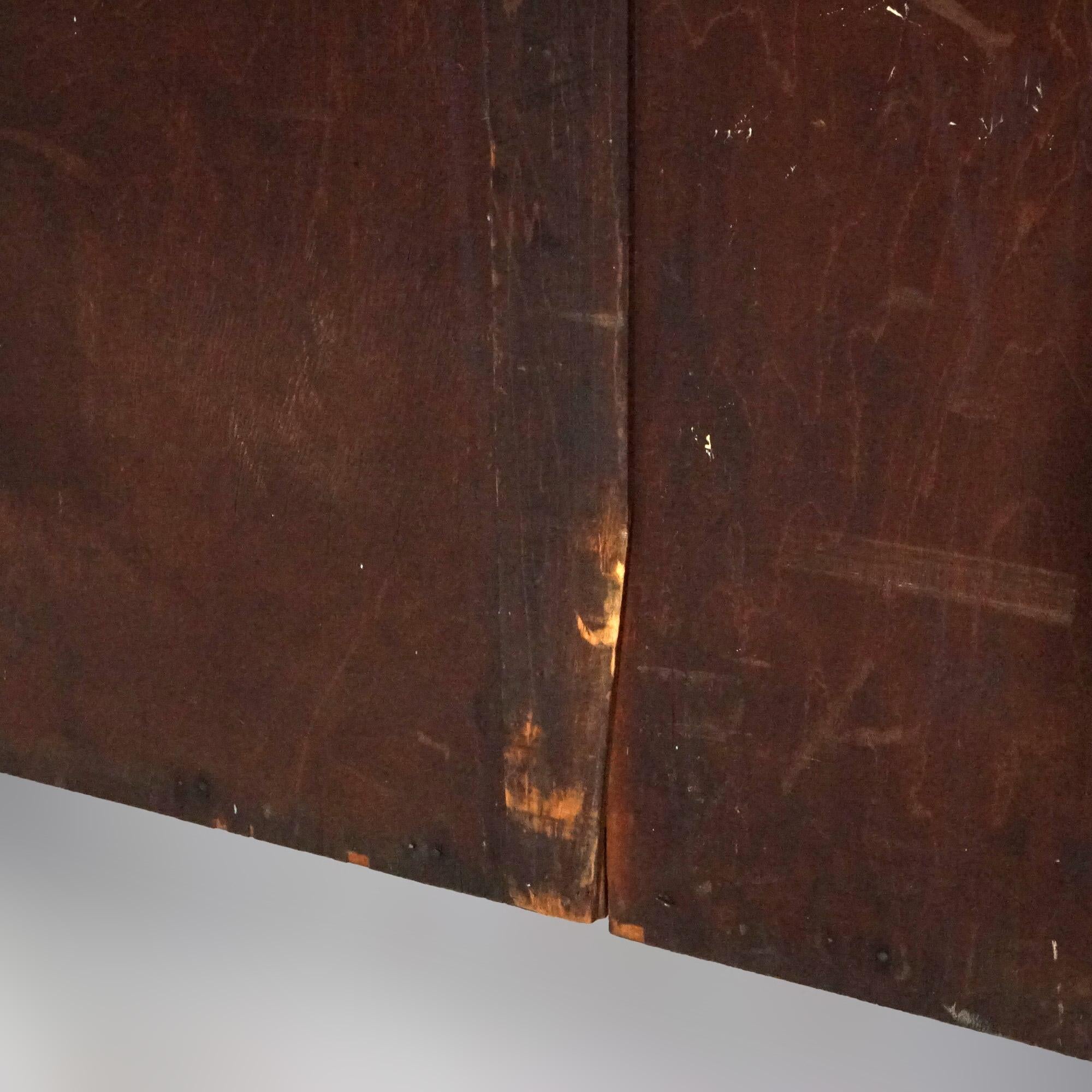 Mission Arts & Crafts Oak Libreria a due ante con chiusura a chiave, ripiani regolabili, C1910 in vendita 13