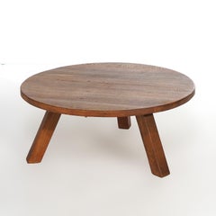 Arts & Crafts Mission Style Oak Low Table 20thC