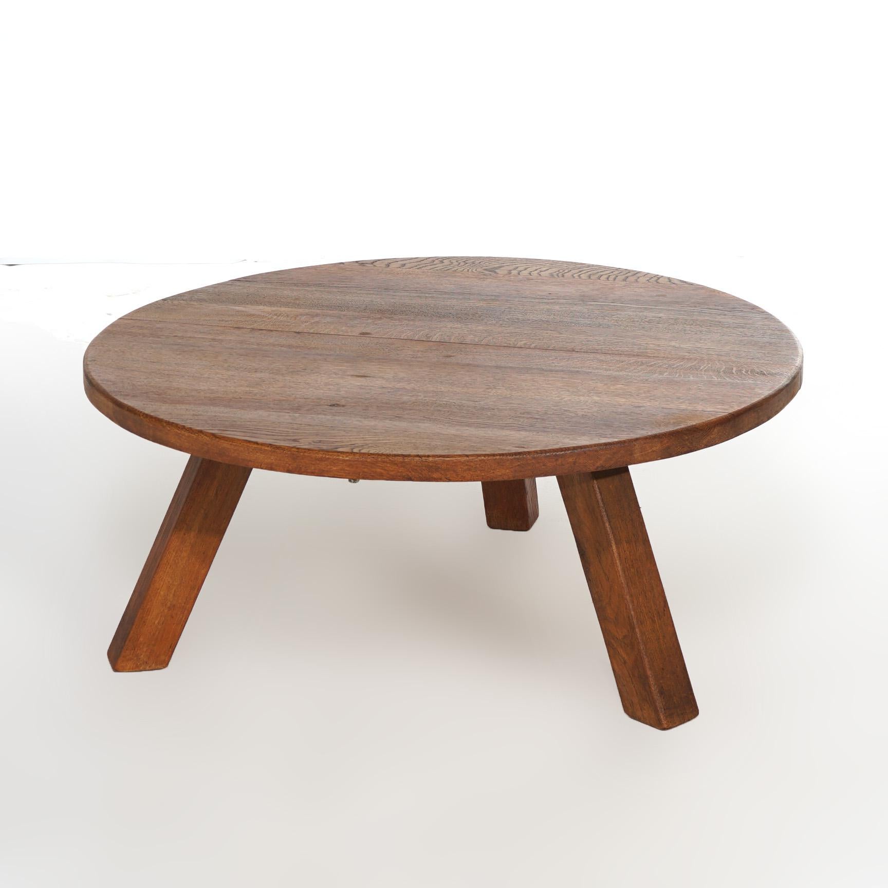 Arts and Crafts Arts & Crafts Mission Style Oak Low Table 20thC