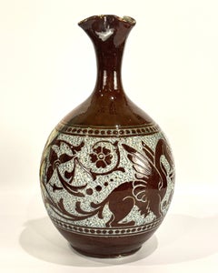 Arts & Crafts Movement 'Royal Barum Ware' Pottery Vase, circa 1888