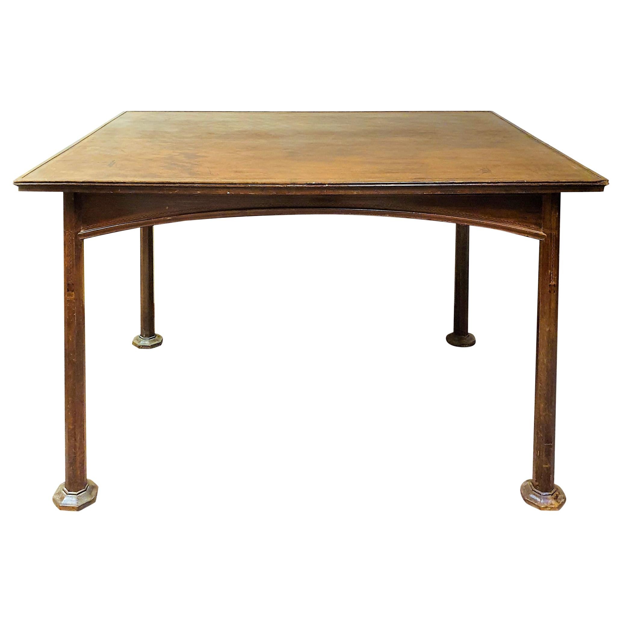 Arts & Crafts Movement Writing or Dining Table For Sale