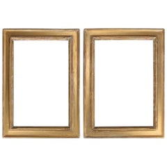 Arts & Crafts Newcomb-Macklin Matching Set Giltwood Art Frames Orig Labels