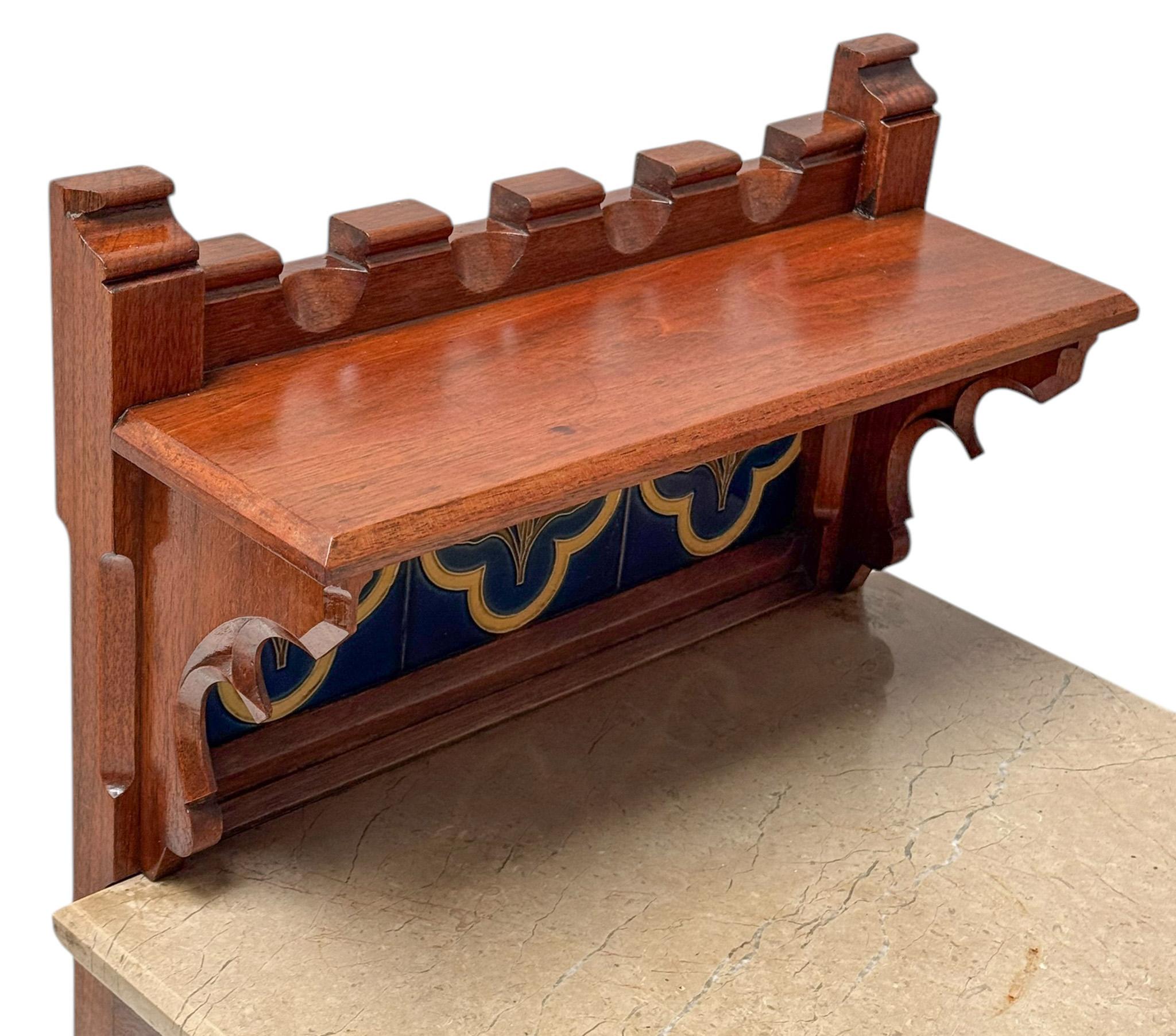 Mesillas de noche Arts & Crafts de Gustave Serrurier-Bovy, 1900 en venta 7