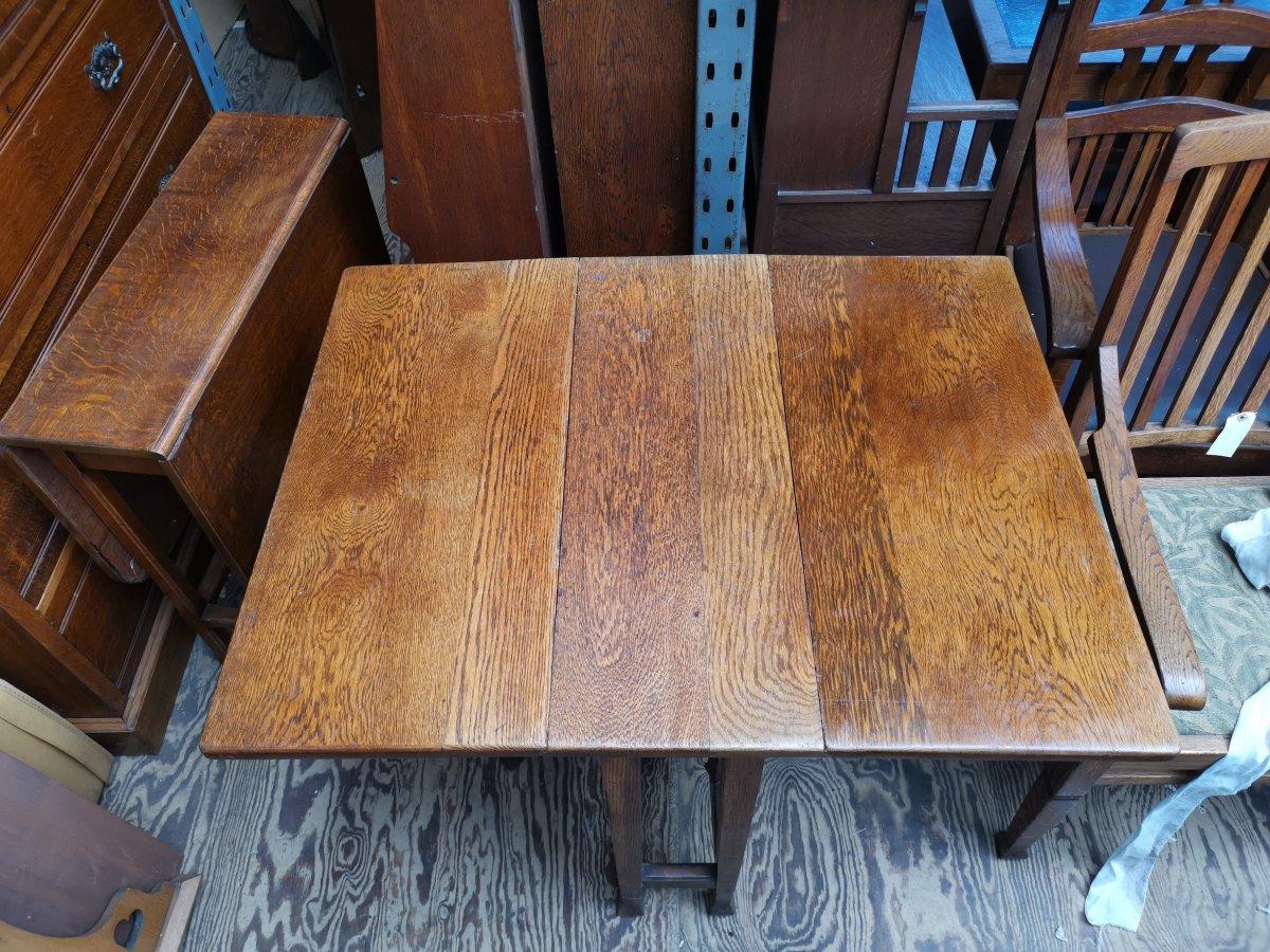 oak drop leaf dining table